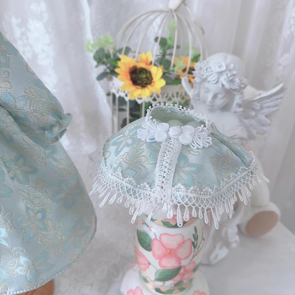 HAMRETHYPPZ BJD Ball Jointed Doll Dress Doll Costume Doll Maid Clothes Ball Jointed Doll Dress Up Doll Dress Princess Light Blue Chinese Style