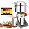 CGOLDENWALL 2500g Powder Mill LED Display Electric Fine Grinder Commercial Use For Milling Herbal and Spices Grains, Medicines,