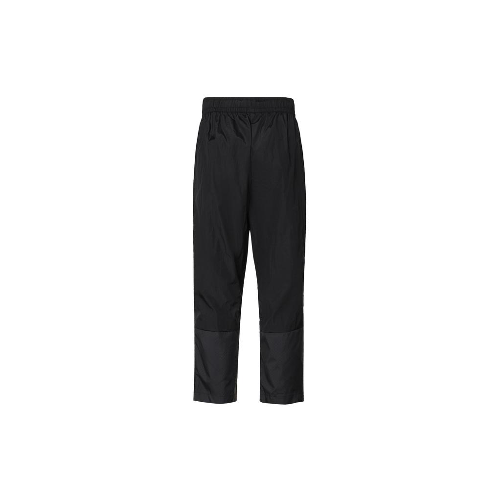 Adidas Solid Logo Micro Mark Cropped Sports Pants Women Bottoms Black HE9958