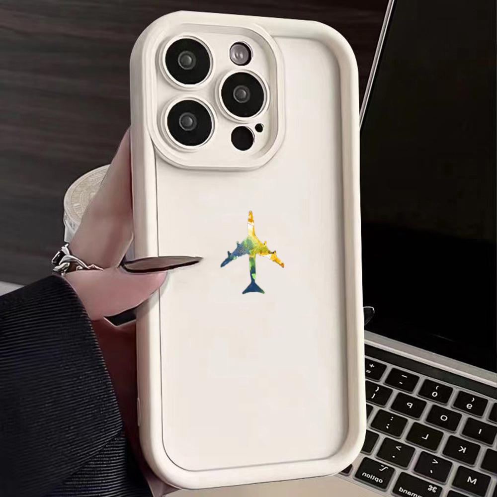 Ae100 Travel World Paper Plane Art Protective Phone Cases for Samsung S24 S23 S22 Ultra A15 A14 S21 FE A54 A12 A25 A35 A53 Angel Eyes TPU Back Cover