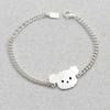[As Little] 925 Silver Puppy Poodle Toddler Child Chain Silver Bracelet [34250389]