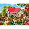 Huacan DIY 5D Landscape Diamond Embroidery Rhinestone Painting Cross Stitch Decor Gift
