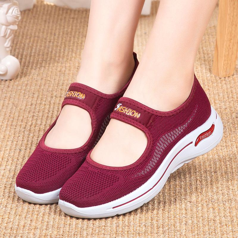 New Spring and Autumn Women's Breathable Sneakers Soft Sole Comfortable and Lightweight Women's Running Shoes