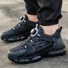 New Rotating Button Safety Boots Men Work Sneakers Anti-smash Indestructible Shoes Steel Toe Protective Boots Anti-puncture Work Safety Shoes