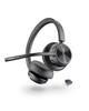 Poly Wireless Headset Voyager 4320 Microsoft Certified Bluetooth Dongle Included Noise Canceling Microphone Included Lightweight Year Manufacturer