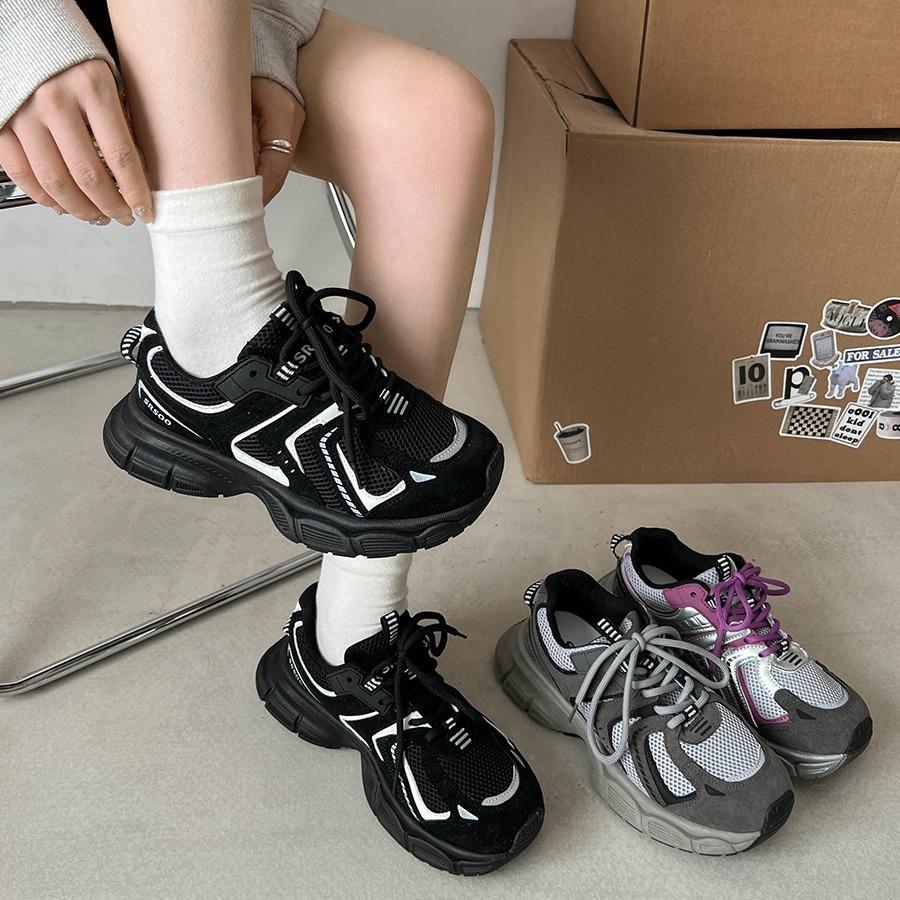 Muffin and Internet Celebrities Show Small and Light Platform Dad Shoes Women's 2025 New Autumn Versatile Sports Shoes
