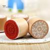 6Pcs Innovative Stamp Widely Use Reusable Compact DIY Floral Pattern Stamp for Daily Use