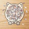 Cats Shaped Wooden Puzzle - A Unique Animal-shaped Wooden Puzzle Gift