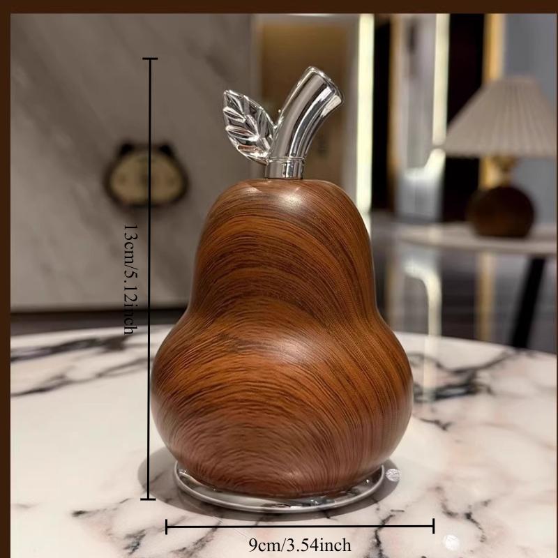 Toothpick Box Wood Grain Household High Aesthetic Dental Floss Storage Box Gourd Cotton Swab Dental Swab Tube