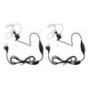 2Pcs 2 Way Radio Earpiece Walk Talkie Earphone for Midland GXT1000VP4 GXT1050VP4 GXT1000XB