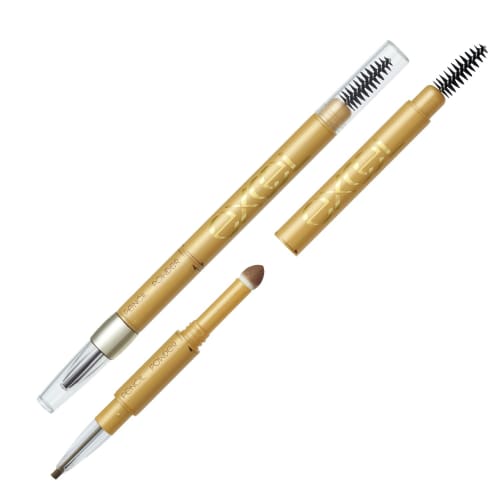 excel Powder & Pencil Eyebrow EXPD05 (grayish Brown) Eyebrow Pencil Eyebrow Brush Eyebrow Powder