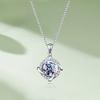D Color 0.5/1CT Moissanite Necklace Pendant For Women S925 Sterling Silver Diamond Windmill Neck Chain Trendy Party Fine Jewelry