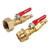 1 Set High Pressure Washer Gun Ball Calve Water Switch Copper Pipe Joint Nozzle Valve Plug Fittings 3/4 Male And Female Thread