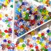 4mm AB Color Plating Bicone Shape Austrian Crystals Beads Spacer Loose Beads for DIY Jewelry Bracelet Necklace Making