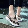  Fashion Women Flat Shoes Elastic Band Weave Shoe Woman Comfort Flat Shoes Girls Casual Sneaker Loafers Zapatos De Mujer