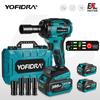 Brushless Electric Impact Wrench 3 Gears 1/2 Inch Cordless Electric Screwdriver Drill For Makita 18V Battery