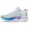 LiNing Essential Cushioning Low-Top Running Shoes Women Sneaker White Blue Purple ARRT008-11