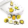 10Pcs Yellow Series Cute PVC Shoe Charms for Shoe Decoration