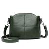 Soft Leather Fashion Bucket Small Bag Middle-aged Mother New Korean Version Simple Atmosphere Shoulder Messenger Bag Casual