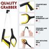 Foldable Grabber Extender Pick Up Grabber Garbage Clip Sanitation Tool Rubbish Pickup Foldable Clamp Suction Cup Claw Hand Plier