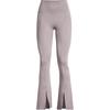 Meridian UA Kick Flare Pants Solid Quick-Dry Elastic Mid-Waist Flared Casual Pants Women Pants Lithe-Gray 1386623-015