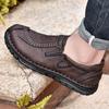38-46 Retro Cow Leather Shoes Men Loafers Handmade Casual Leather Shoes Moccasins Men Flats Shoes