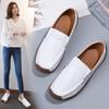 Women Penny Wildsmith Loafers Casual White Nurse Footwear Peas Soft Flats Black Driving Walking Shoes for Womens Plus Size