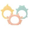 Baby & I Infant Silicone Cream Attachment Teether 3-piece Set, Nozzle, Ari, Gomi, Toto, 1 Set, Korean Baby Products