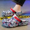 Fashion Size 47 EVA Men Sandals Couple Soft Personality Hollow Garden Shoes Beach Slippers Sneakers Male Water Shoes Slip On Foam Runner