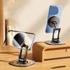 360 Rotation Magnetic Mobile Phone Holder Aluminium Zinc Zinc Alloy Phone Stand Desk Lazy Holder  Desktop Use
