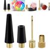3/4PCS/Set Inflation Kit Ball Nozzle Copper Inflatable Pump Valve Connector  Bicycle/Ball