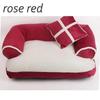 Cute Warm Double-Cushion Dog Bed Cotton Soft Sofa Pet House Dog Cat Beds Dog Kennel Pet Mat