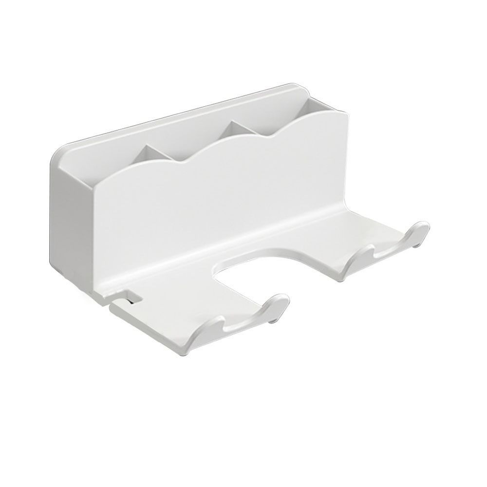 Plastic Hair Dryer Holder Black/White Sorting Bracket Durable Storage Rack