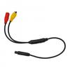 Car Backup Reverse Camera 4-Pin Male To CVBS Female Connector Wire Harness