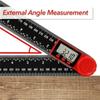 Inch Metric Scale Digital Angle Ruler Inclinometer Angle Finder  Wood Measuring Tool