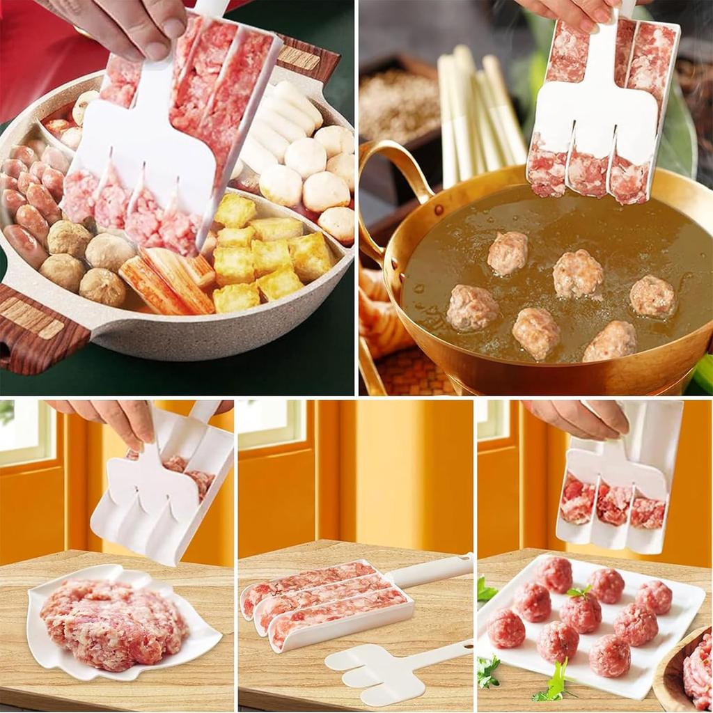 Meatball Forming Tools Effortless Meatball Former Meatball Maker Meatball Making Tools PP Material for Kitchen Cooking