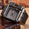 Stylish Men's Quartz Wristwatch with Square Dial for Casual Wear