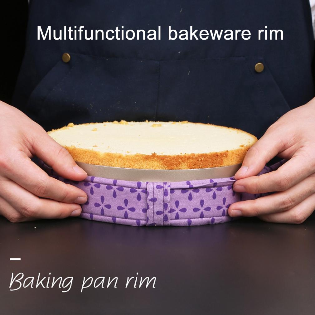 1Pc Kitchen Bakeware Belt Level Tools Cake Pan Mould Accessories Protect Moist Protection Strap Anti-deformation Baking Cake Plate Tool