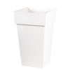 EDA High Square Flower Pot TOSCANE - 62 L - 39 X 39 X H 65 Cm - White