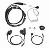 Throat Mic Headset Noise Canceling Push To Talk Throat Vibration Mic Headphone Adapter Replacement