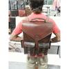 Leather Goat Bag Backpack Rucksack Vintage Messenger Real Laptop Brown Genuine