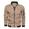 Spring And Autumn Youth Men's Stand Collar Zipper Casual Jacket Men's Coat