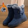 Waterproof Winter Boots for Women New Faux Fur Long Plush Snow Boots Woman Platform Ankle Boots Warm Cotton Couples Shoes
