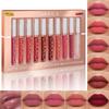 CAKAILA 10pcs/set Nude Lip Gloss Matte Velvet Lipstick Waterproof Long-lasting Liquid Lipstick Women Moist Lip Tint