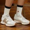 New Balance 327 Moonbeam Driftwood Unisex Sneakers Cream U327LZ