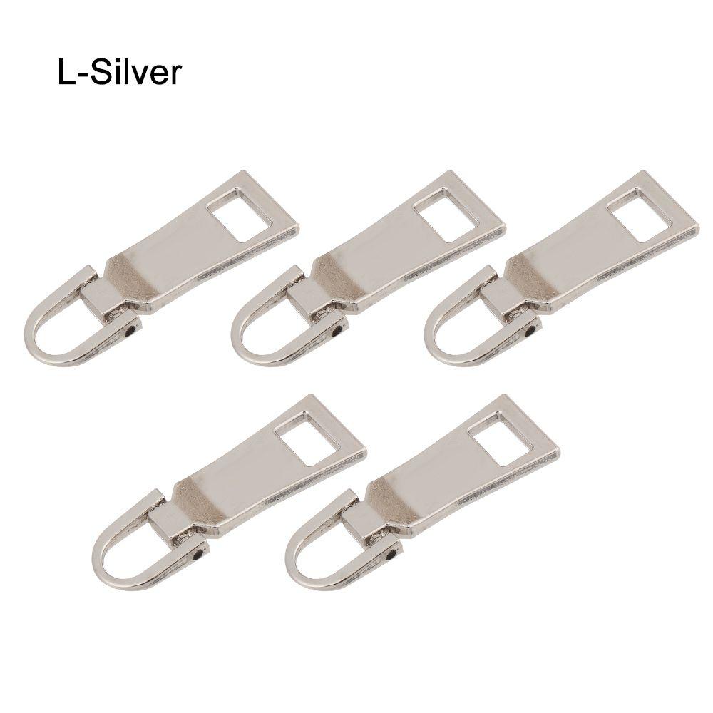5pcs Bag Suitcase Zipper Repair Kit Detachable Zipper Pull Zipper Slider Metal Zip Metal Zipper Head