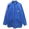Adidas 80s Vintage Trefoil Logo Windbreaker M Blue Jacket Men's Used