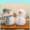 Doll Plush Snowman Hat Scarf Cartoon Bedroom Decoration Christmas Ornament Gifts