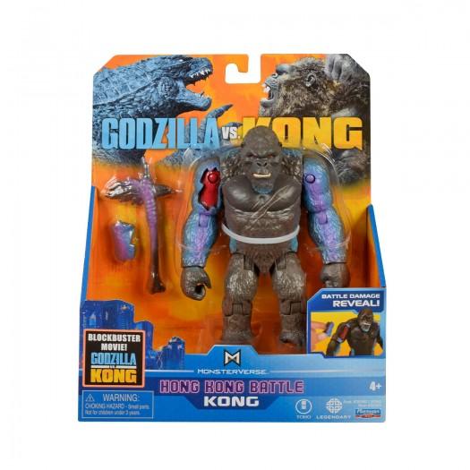 Figure Godzilla Vs. Kong- Kong with Battle Wounds and an Axe