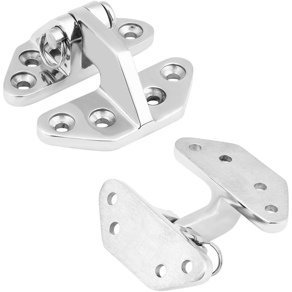 Boat Hatch Hinge 316 Stainless Steel Multifunctional Marine Hatch Hinge Removable Hinge For Architecture Boat Cabin Doors And Windows Cabinets 
